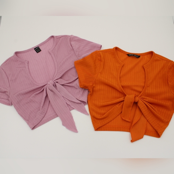 4pc Shein Ribbed Crop Top Bundle – Women’s - Picture 2 of 6